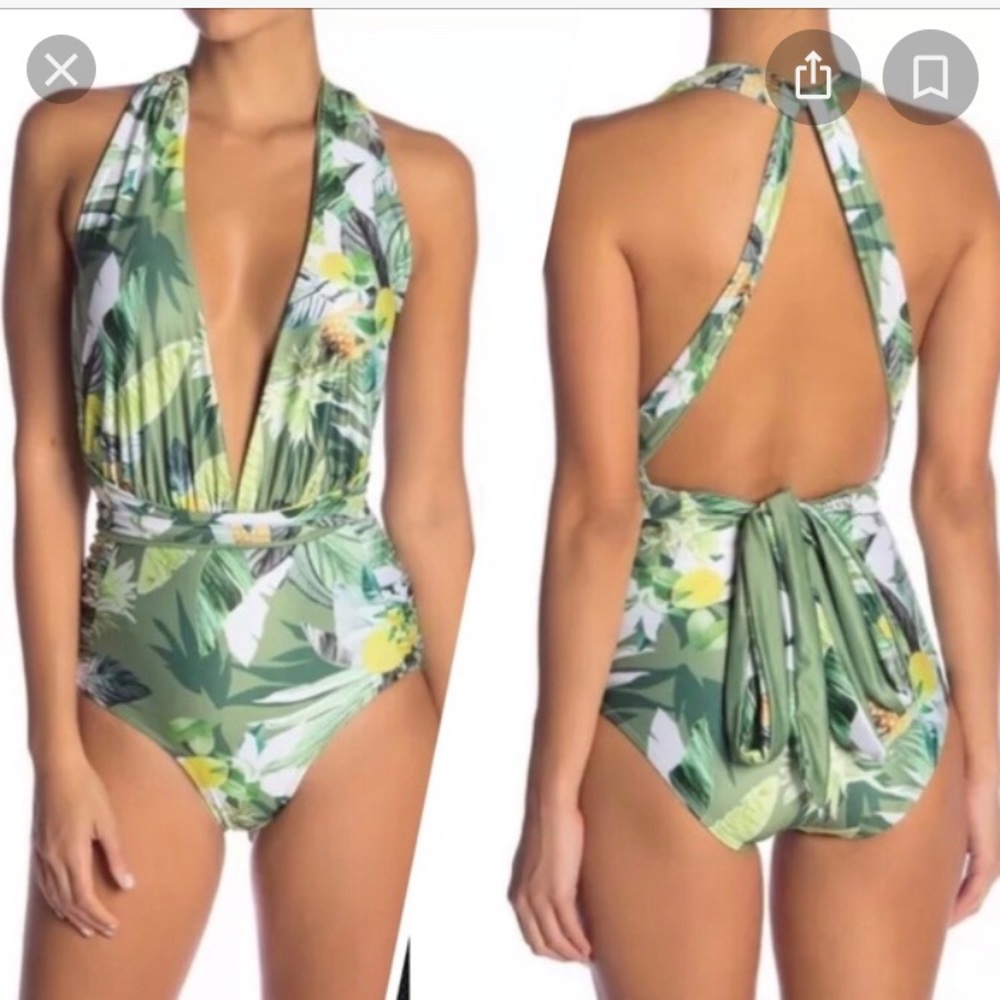 Brand new Nicole Miller Convertible Swim